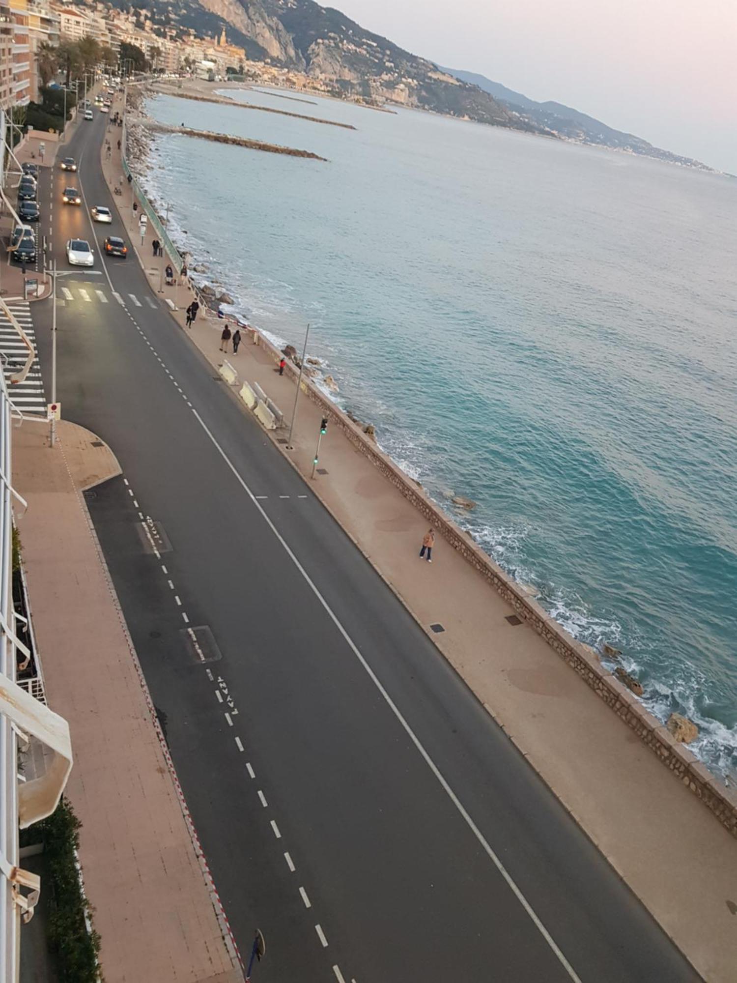 Menton Front Bord De Mer Cote D'Azur Florentina Sea View French Riviera Proche Monaco Montecarlo Superb Studio Exterior photo